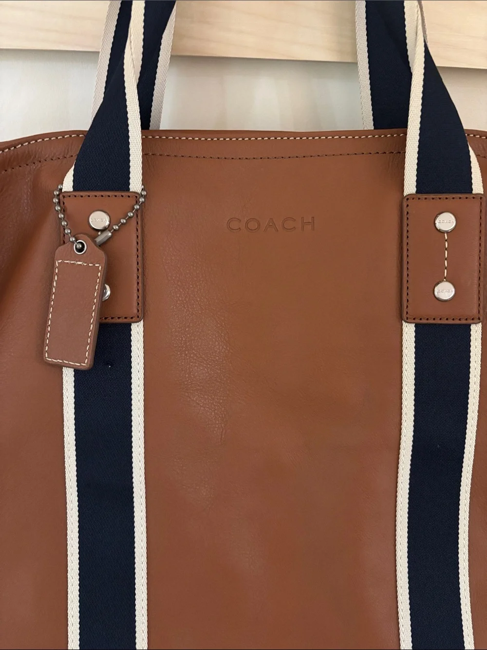 Coach leather duffel